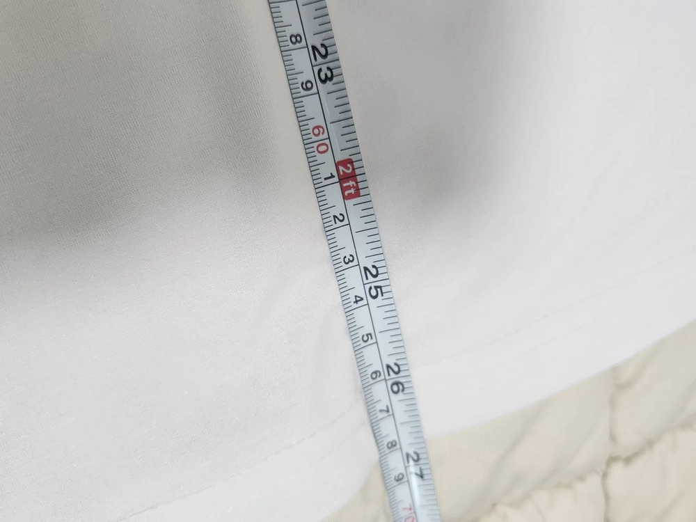 [미착용&새제품/반택무배] 스투시 냉감 반팔티 화이트 블루로고 여자L /남자M [택달린새상품] 이미지