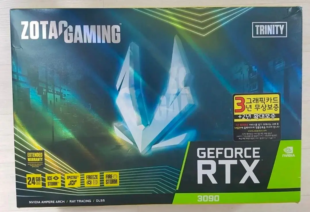 ZOTAC RTX 3090 Trinity OC 24GB 그래픽카드 - 안심되는 중고거래