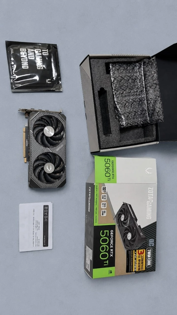 zotac 조텍 RTX 5060 Ti 16GB rtx 5060ti 16 - 안심되는 중고거래