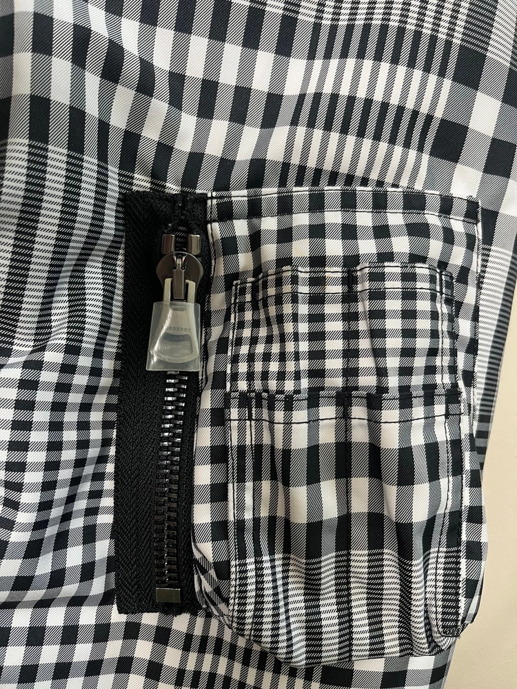 버버리 BURBERRY 스몰로고 블랙 리버시블 봄버 자켓 100사이즈 이미지