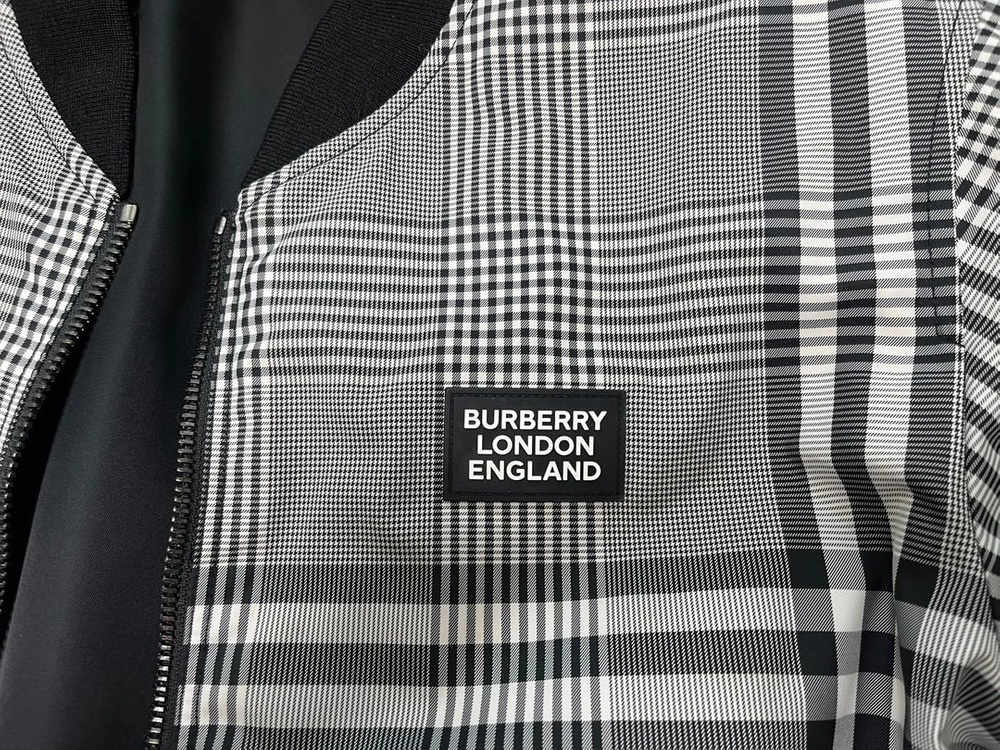 버버리 BURBERRY 스몰로고 블랙 리버시블 봄버 자켓 100사이즈 이미지