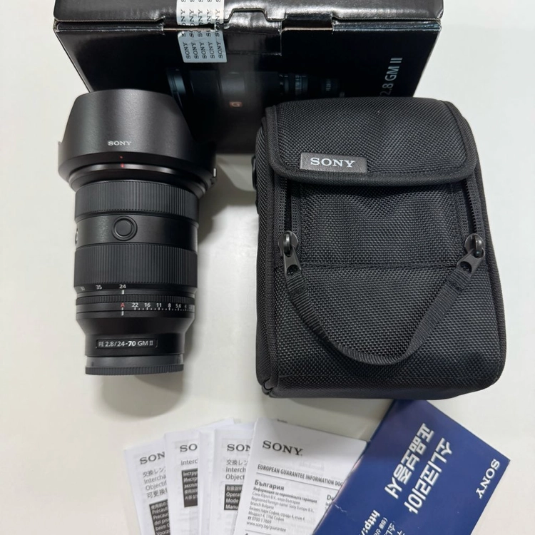 소니 fe 24-70gm2 금계륵2 보증 26.10 민트급 렌즈 판매해요 2470gm2 교환가능 - 안심되는 중고거래