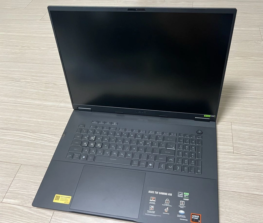 ASUS TUF Gaming A18 지포스 RTX 5050 라이젠7 260 WUXGA 게이밍 노트북 이미지