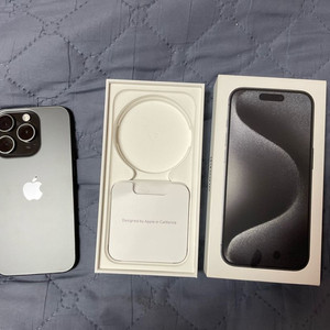 아이폰15프로256GB 블랙티타늄 리퍼 이미지