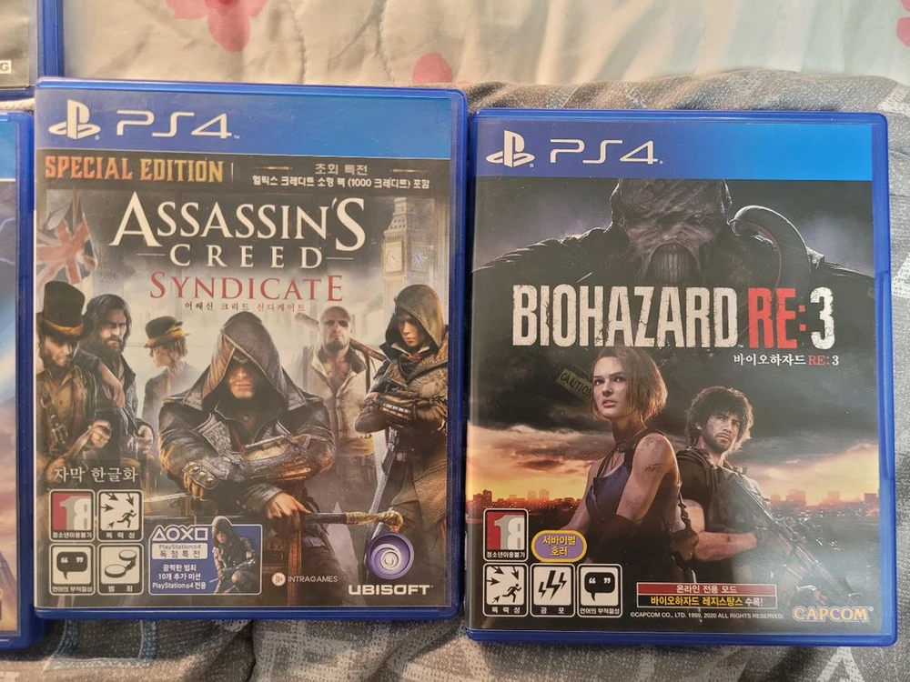 1인 ps4 pro 기본셋 그리고 게임들은 알아서 사가세요 적어놨음 이미지