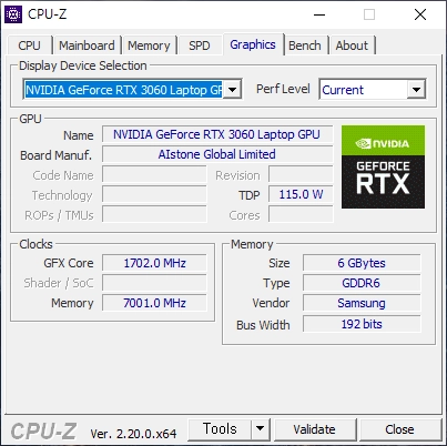 한성 노트북 i7 12700H, RTX3060 Laptop 이미지