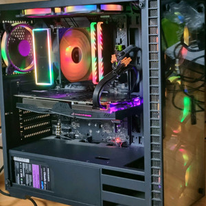 게이밍 컴퓨터 pc 본체 i5-8500 그래픽카드 asus gtx 1060 6g 램 ddr4 16g 이미지