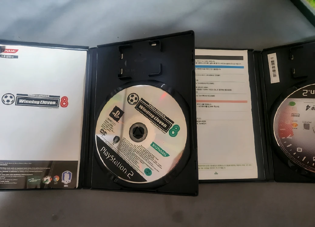 ps2 패드+위닝일레븐8 +그란투리스모4 ps2 듀얼쇼크2 이미지