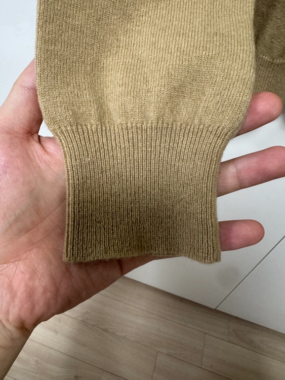 꼼데가르송 플레이 블랙 와펜 울 가디건 베이지 L 이미지