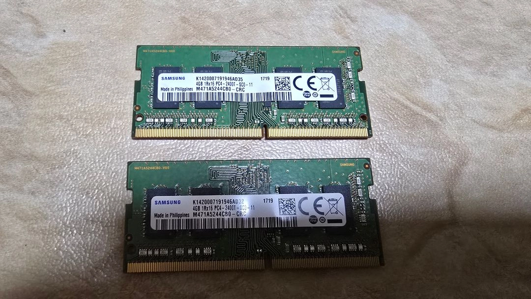노트북 삼성 DDR4 4GB PC4-2400T 19200 노트북 램 4기가 메모리 이미지