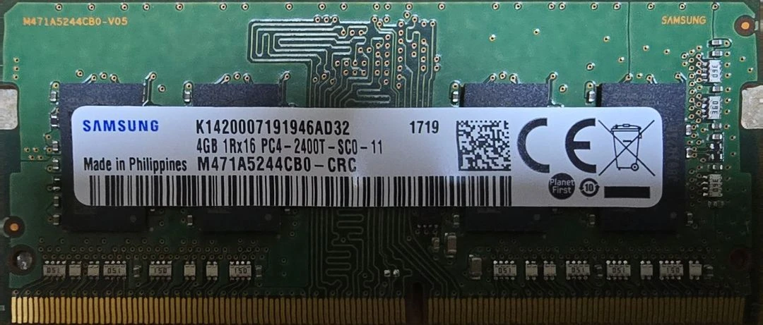 노트북 삼성 DDR4 4GB PC4-2400T 19200 노트북 램 4기가 메모리 이미지