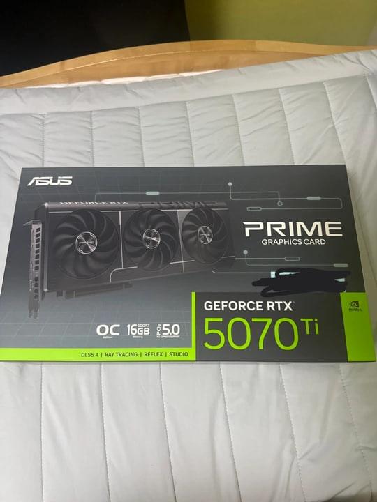 [ASUS] PRIME 지포스 RTX 5070 Ti O16G OC D7 16GB 이미지