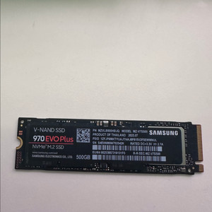 M.2 NVMe 970 evo plus SSD 500GB 이미지