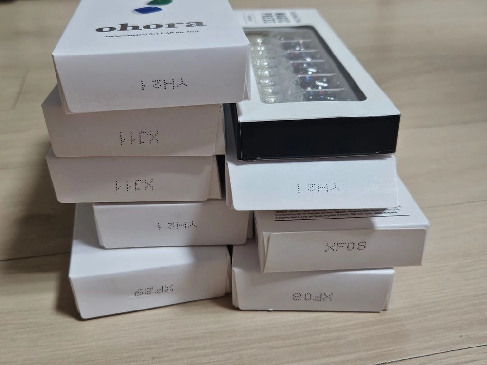 오호라 데싱디바 페디 네일 이미지