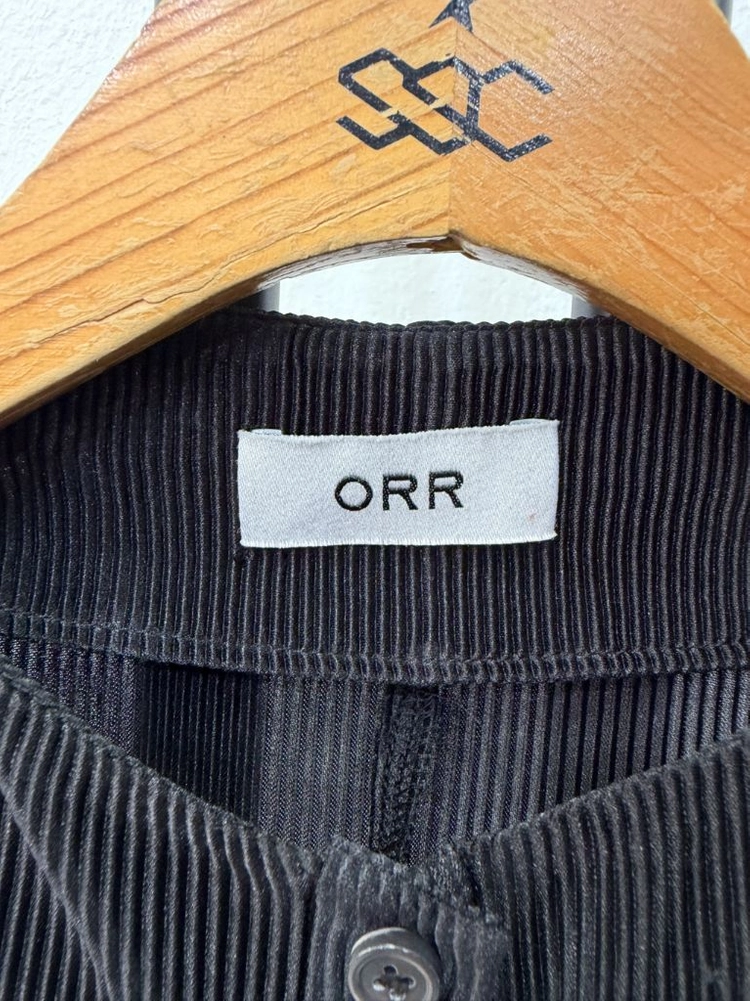 정품) ORR 오르 25ss 여성 핀턱 셔츠 블랙 XS 이미지