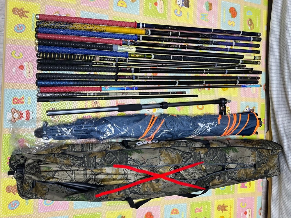 대물 잉어 향어 낚시대 정리합니다 이미지