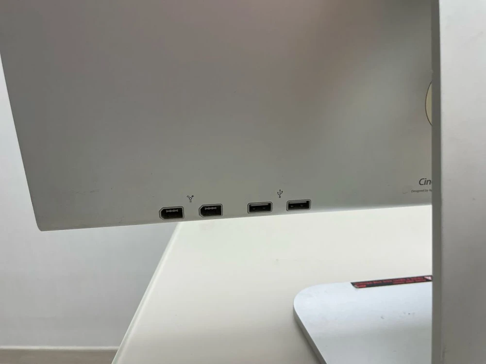 애플 시네마 디스플레이 A1081 20인치 모니터불량 과 어뎁터 이미지