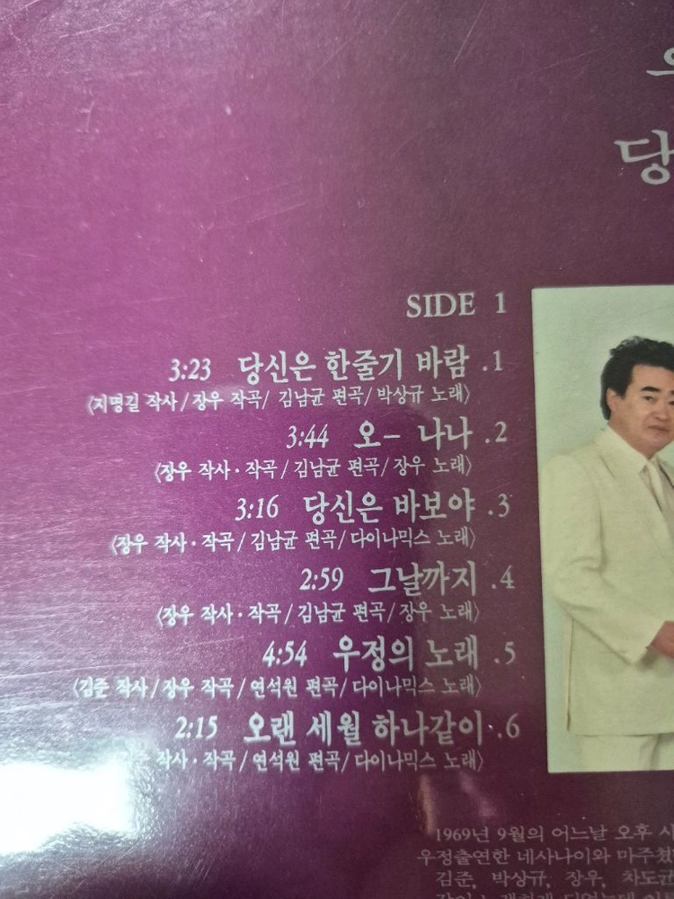 [미개봉 LP] 다이나믹스(김준, 박상규, 장우, 차도균) 이미지