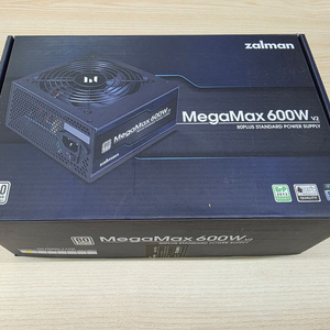 잘만 파워 MegaMax 600W v2 80Plus 미사용품 판매 이미지