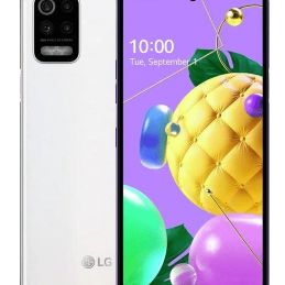 스마트폰 핸드폰 휴대폰 모바일 셀룰러폰 LG Q52 전화기 mobile smart phone 엘지폰 이미지