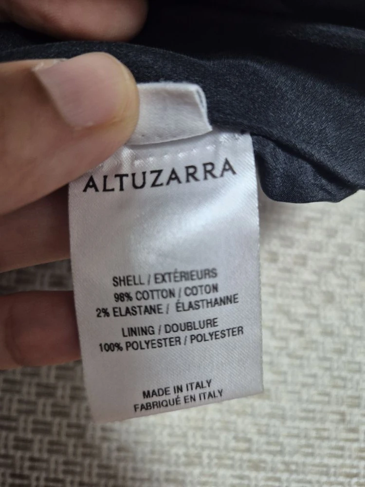 (정품) ALTUZARRA 알투자라 스커트 체크스커트 34 이태리 이미지