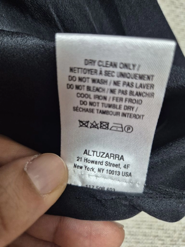 (정품) ALTUZARRA 알투자라 스커트 체크스커트 34 이태리 이미지