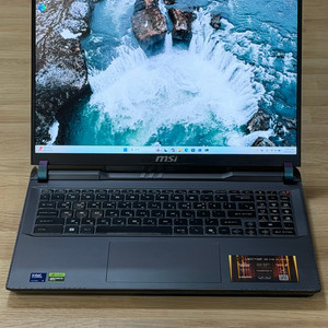 MSI 벡터 16 HX AI A2XW 고성능 게이밍 노트북 Ultra 9, 32GB, 2TB, RTX 5070ti