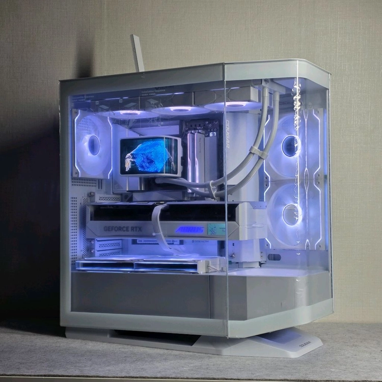 9800X3D 5080 어로스 마스터 초고사양 엔드급 게이밍 컴퓨터 본체 PC 이미지
