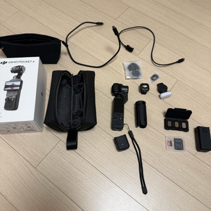 DJI Osmo Pocket 4 크리에이터 콤보 액션캠 및 sd카드, 배터리 핸들, ND필터 이미지