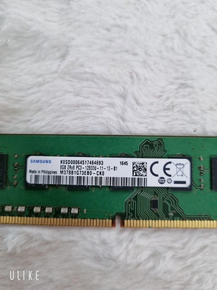 삼성 DDR3 8GB PC3-12800U 데스크탑용 메모리 이미지