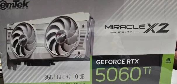 이엠텍 RTX 5060 Ti 화이트 미개봉 - 안심되는 중고거래