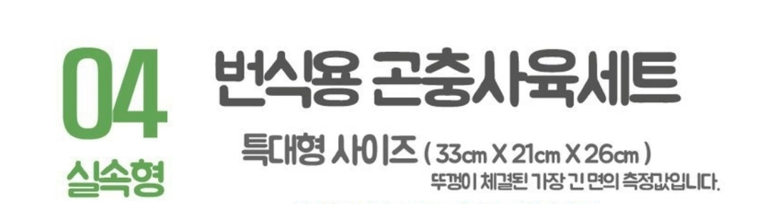 장수풍뎅이 사육장, 애벌레 키우기통, 젤리 이미지
