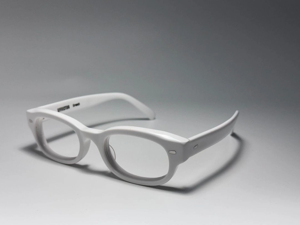 이펙터 EFFECTOR 크런치 화이트 안경 0163 이미지