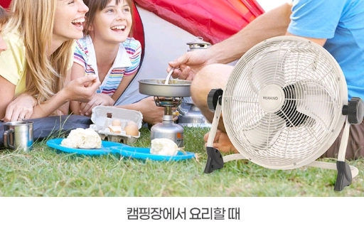 무선 선풍기 새상품 캠핑용 선풍기 초고용량 배터리 파우치포함 이미지