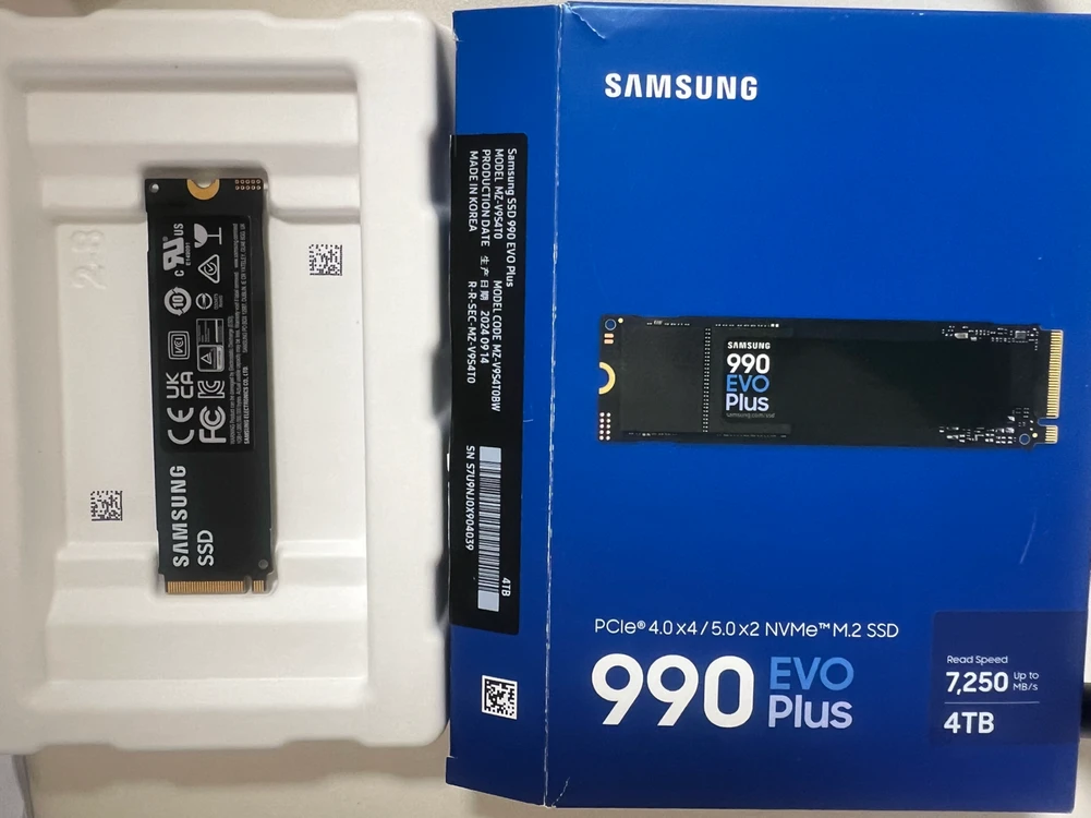 삼성 990 EVO Plus SSD 4TB M.2 NVMe 판매합니다(4테라) 이미지