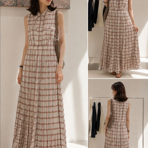 r2w Fabio Striped Dress 레투 체크 원피스 | 새상품 이미지