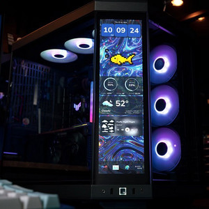 RTX 5080 + i9-13900K 하드튜브 커스텀 수냉 PC / HYTE Y70 Touch 이미지