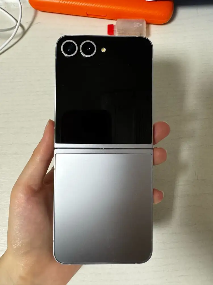 갤럭시 z 플립6 256GB 실버 이미지