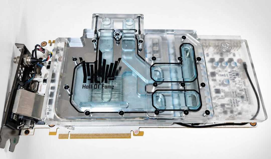 Galaxy hof 1080 ti 워터블록 수냉 그래픽카드 갤럭시 이미지
