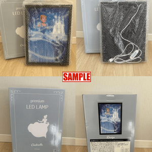 [새상품] 디즈니 신데렐라 프리미엄 LED 램프 액자 판매해요. 이미지