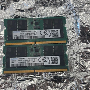 삼성ddr5 32gb 2개 4800 노트북 램 메모리(총64GB) 이미지