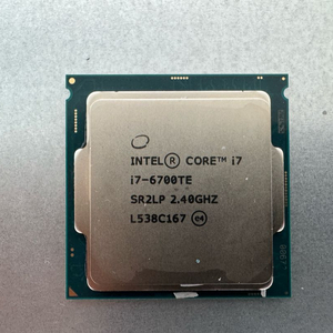 Intel i7 6700TE 인텔 스카이레이크 저전력 CPU 이미지