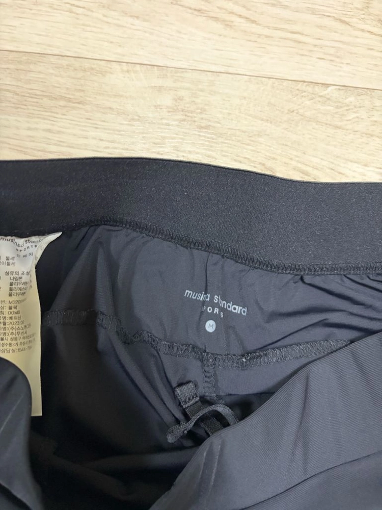 (M) 무신사 스탠다드 스포츠 쿨탠다드 플렉스 하이브리드 레깅스 블랙 이미지