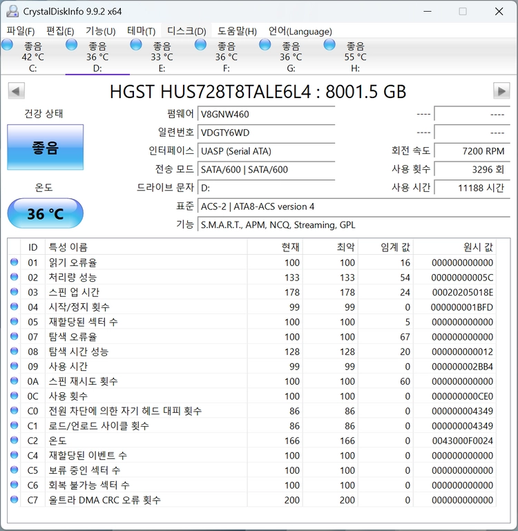 Western Digital 데이터센터용 8TB 하드 이미지