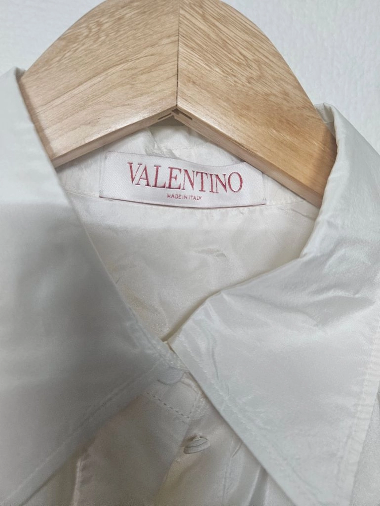 Valentino 발렌티노 실크 타페타 타이 셔츠 이미지
