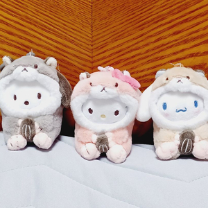 산리오 햄스터 키링인형 9센치 (포차코, 헬로키티, 시나모롤) 이미지