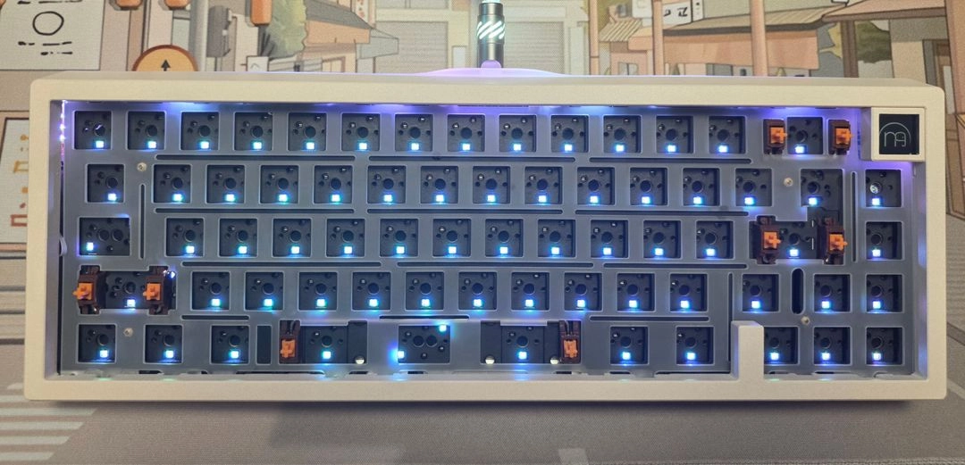 Meletrix Zoom65V3 Tail Light버전 풀알루미늄 커스텀키보드 [색상변경가능,타건음 첨부] 이미지