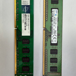 DDR3 4GB 메모리 2개 세트 이미지