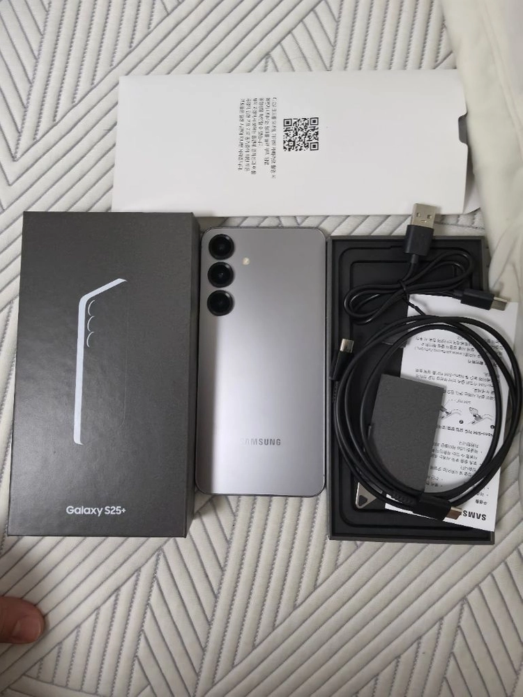 갤럭시s25 플러스 256gb 실버 색상 sss급 판매 이미지