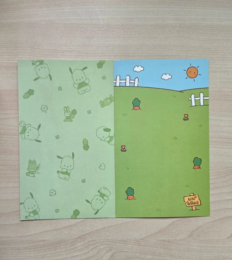 산리오 포차코 스티커북 이미지